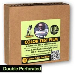 16mm Film - Double Perf - Color Test Film - 1 ISO - 100 Ft