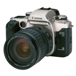 Canon® 35mm Film Camera - Canon EOS Elan II SLR Kit (Vintage - Silver/Black)