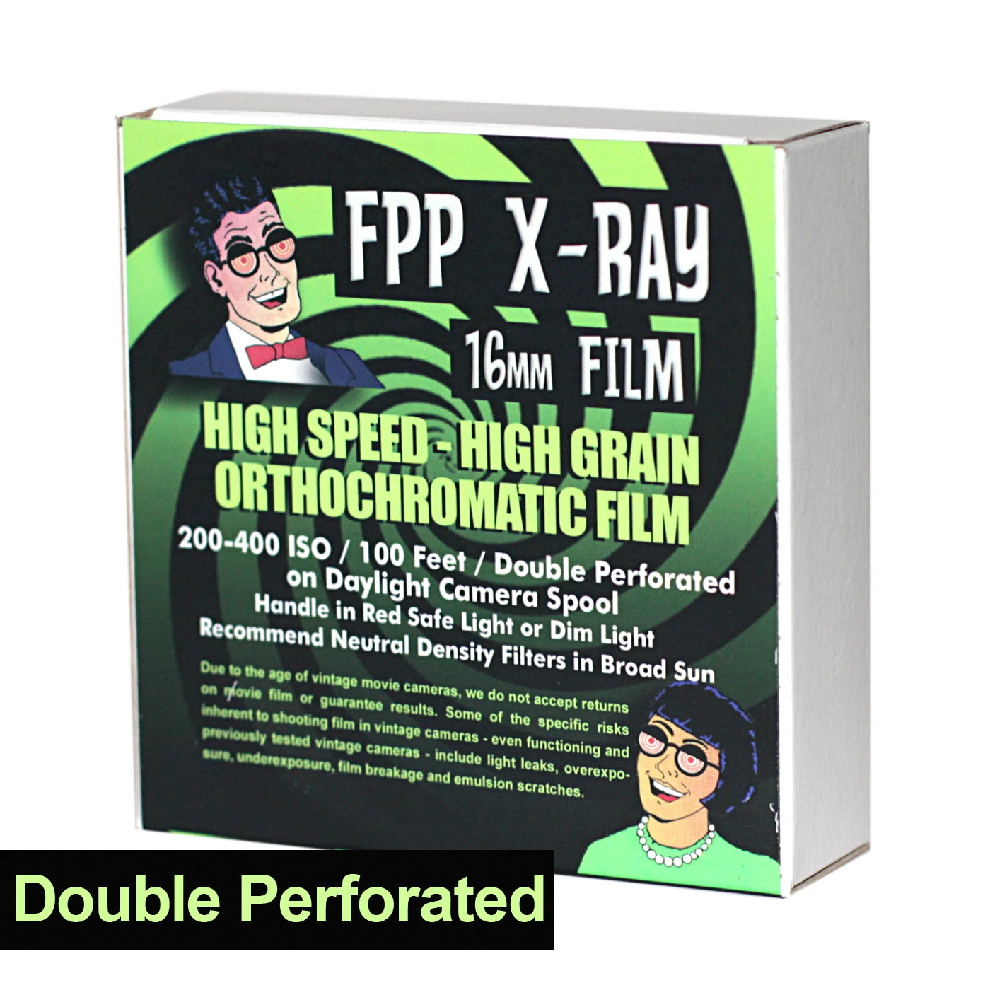 16mm Film - Double Perf - CINE16 BW X-Ray - ORTHO - 400 Iso - 100 Ft 1 16mm Film - Double Perf - CINE16 BW X-Ray - ORTHO - 400 Iso - 100 Ft