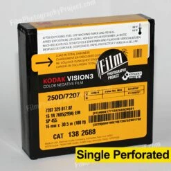 16mm Film - Single Perf - Kodak Vision3 250D 7207 - 100 Ft