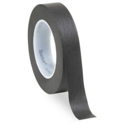 Black Light-Proof Photographic Tape 1" X 60 Yd (One Roll - Opaque Black)